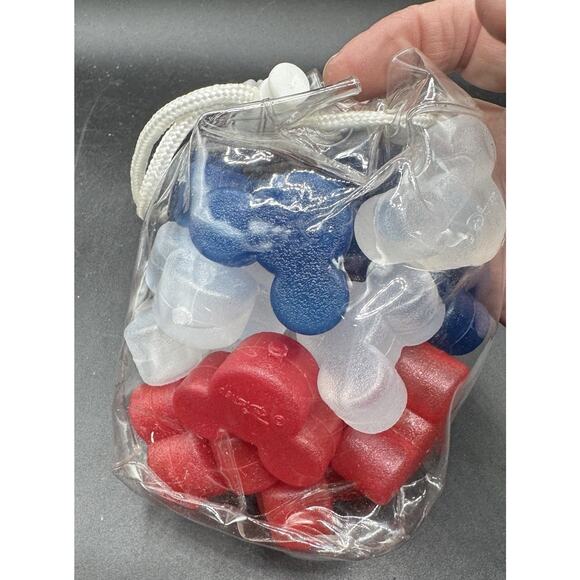 1990’s Disney Store Red White & Blue Mickey Mouse Reusable Ice Cubes 4th July D3 - Picture 6 of 9